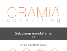 Tablet Screenshot of cramiaconsulting.com